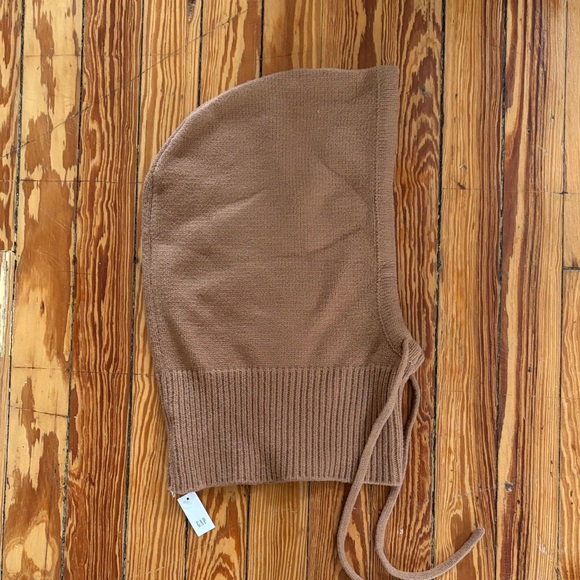 GAP Accessories - GAP Brown Knit Balaclava Hood